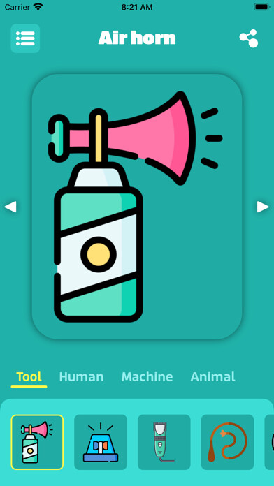 Emulate iPhone app Air Horn - Sounds Button using MyAndroid Emulate iPhone app Air Horn - Sounds Button using MyAndroid