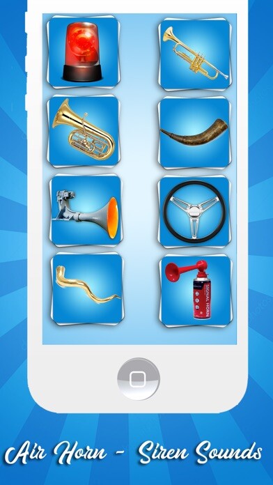 Emulate iPhone app Air horn sounds Effects using MyAndroid
