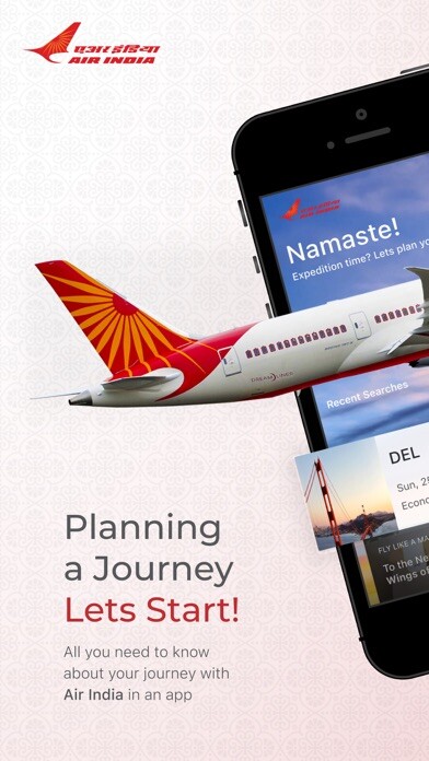 Emulate iPhone app Air India using MyAndroid
