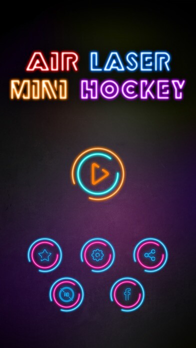 Emulate iPhone app Air Laser Mini Hockey using MyAndroid