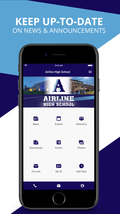 Emulate iPhone app Airline High School using MyAndroid Emulate iPhone app Airline High School using MyAndroid