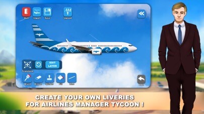 Emulate iPhone app Airlines Painter using MyAndroid