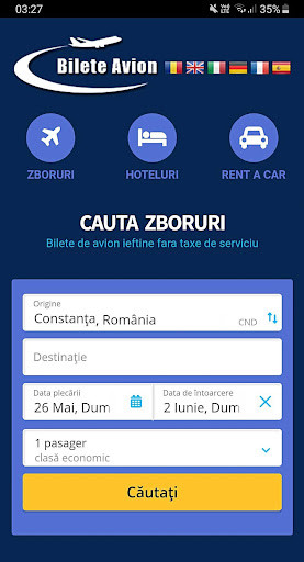 Run android online APK Airline Tickets from MyAndroid or emulate Airline Tickets using MyAndroid