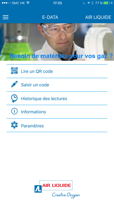 Emulate iPhone app Air Liquide E-DATA using MyAndroid Emulate iPhone app Air Liquide E-DATA using MyAndroid