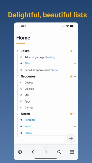 Emulate iPhone app Airlist - Notes & Tasks using MyAndroid