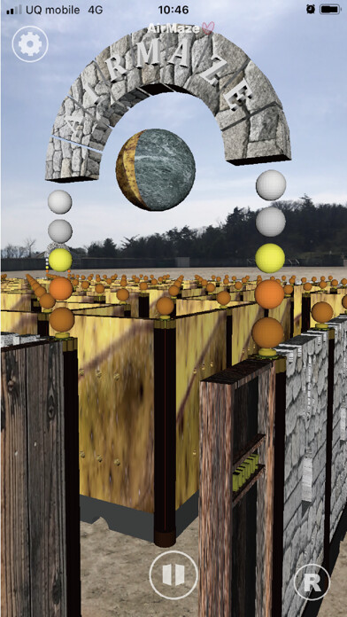 Emulate iPhone app Air Maze using MyAndroid