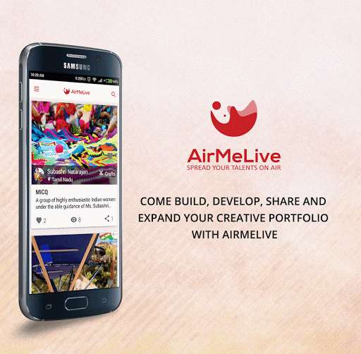 Run android online APK AirMeLive - Talent Platform from MyAndroid or emulate AirMeLive - Talent Platform using MyAndroid
