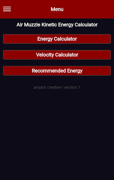 Run android online APK Air Muzzle Kinetic Energy Calculator PRO from MyAndroid or emulate Air Muzzle Kinetic Energy Calculator PRO using MyAndroid Run android online APK Air Muzzle Kinetic Energy Calculator PRO from MyAndroid or emulate Air Muzzle Kinetic Energy Calculator PRO using MyAndroid