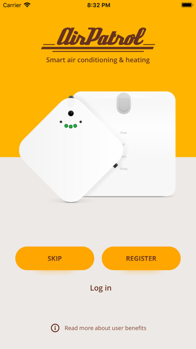 Emulate iPhone app AirPatrol - Smart AC control using MyAndroid