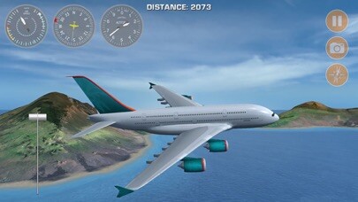 Emulate iPhone app Airplane Fly Hawaii using MyAndroid