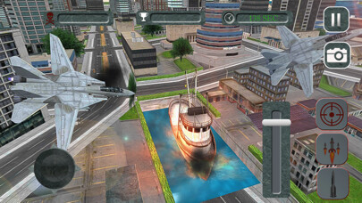 Emulate iPhone app Airplane Jet Fighter 2017 using MyAndroid