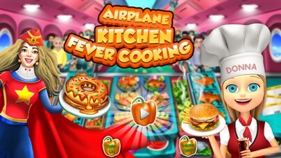 Emulate iPhone app Airplane Kitchen Fever Cooking using MyAndroid