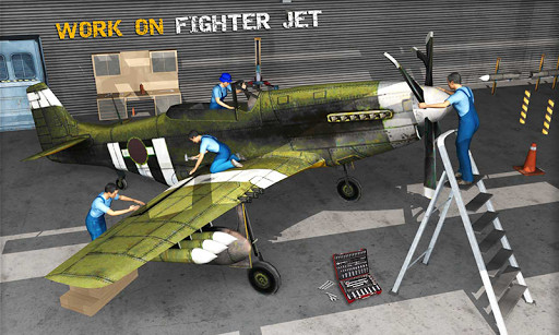 Run android online APK Air plane Mechanic Workshop Garage Simulator 2018 from MyAndroid or emulate Air plane Mechanic Workshop Garage Simulator 2018 using MyAndroid