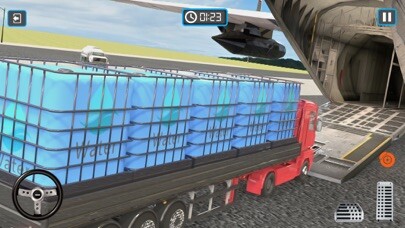 Emulate iPhone app Air Plane Water Fly Cargo Game using MyAndroid