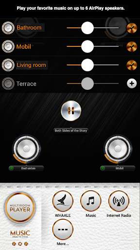 Run android online APK AirPlay Multiroom by WHAALE from MyAndroid or emulate AirPlay Multiroom by WHAALE using MyAndroid
