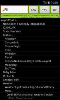 Emulate Android APK Airport Status and Weather Emulate Android APK Airport Status and Weather
