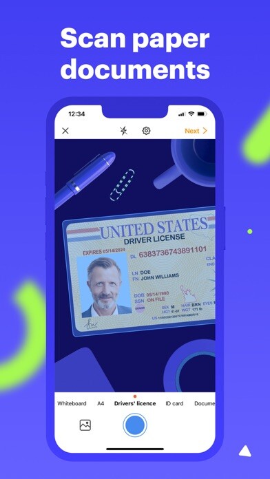 Emulate iPhone app airScan • DOC scanner to PDF using MyAndroid