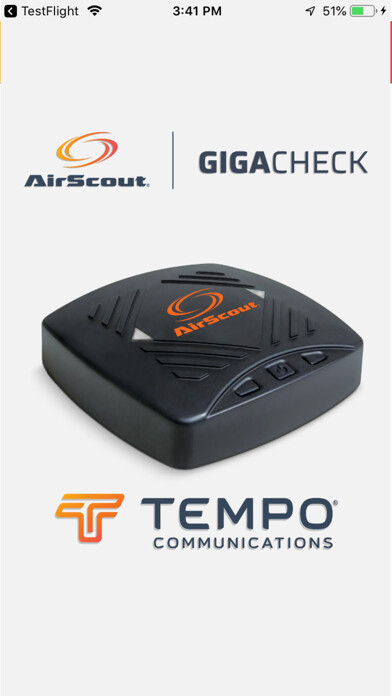 Emulate iPhone app AirScout GIGACHECK using MyAndroid