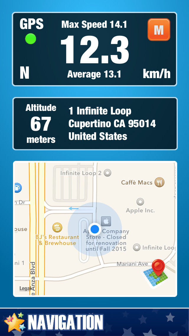 Emulate iPhone app Air Sport Tracker for Paragliding, Deltaplan and Parachuting using MyAndroid