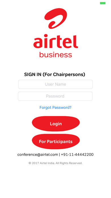 Emulate iPhone app airtel Conferencing using MyAndroid Emulate iPhone app airtel Conferencing using MyAndroid
