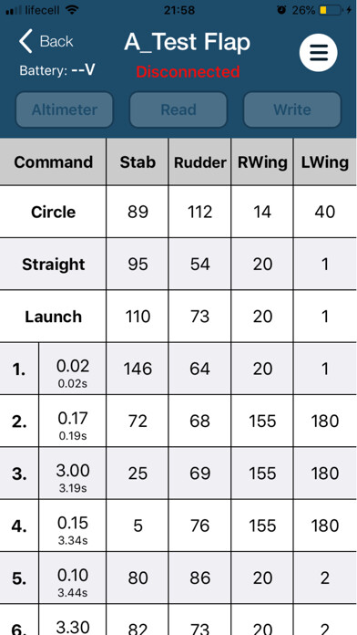 Emulate iPhone app AIRtimer:for F1A models using MyAndroid
