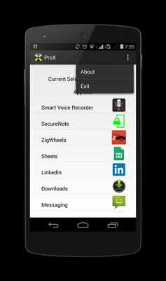 Emulate Android APK AirTouch-Proximity Launcher