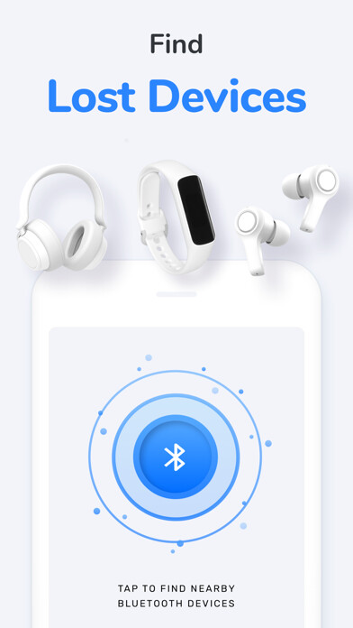 Emulate iPhone app Air Tracker - Bluetooth Finder using MyAndroid