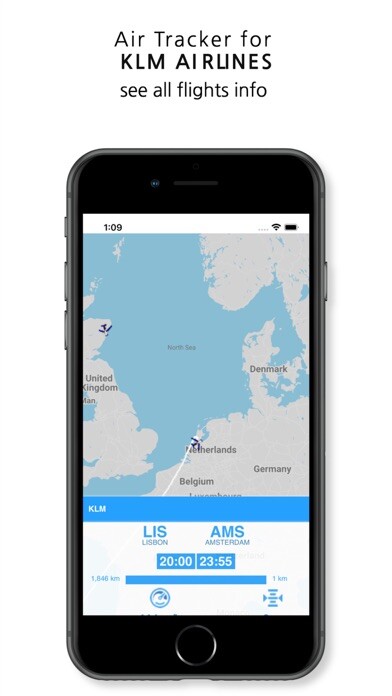 Emulate iPhone app Air Tracker For KLM Airlines using MyAndroid Emulate iPhone app Air Tracker For KLM Airlines using MyAndroid