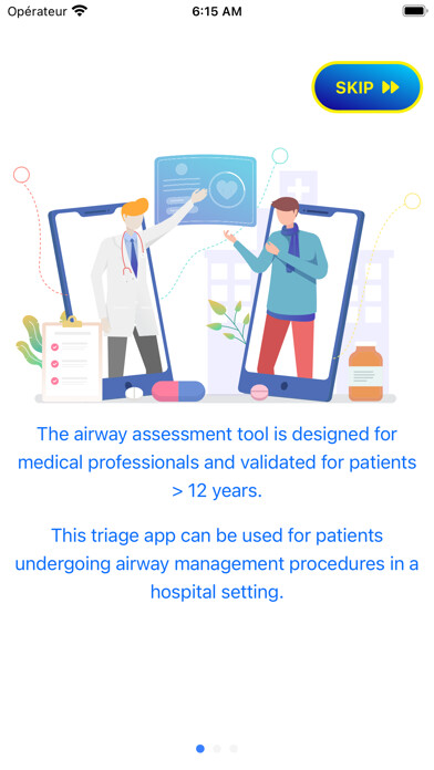 Emulate iPhone app Airway Triage using MyAndroid