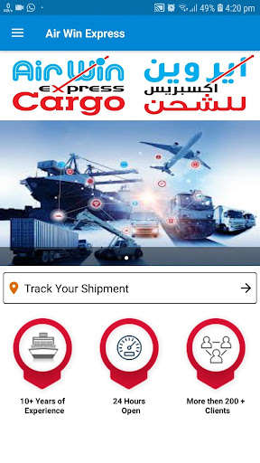 Run android online APK Airwin express tracking from MyAndroid or emulate Airwin express tracking using MyAndroid