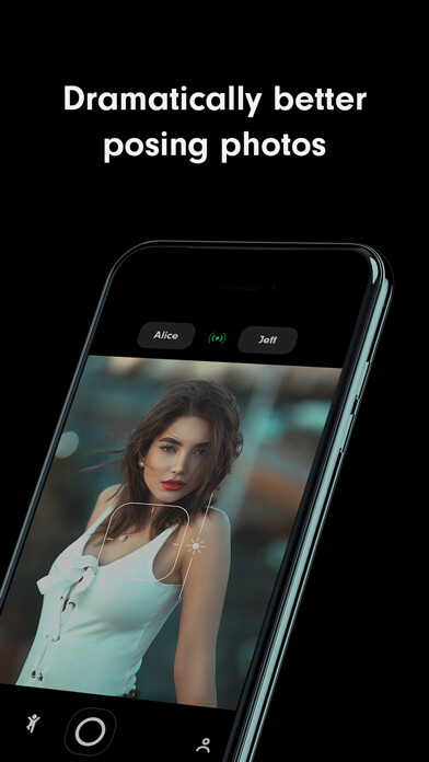 Emulate iPhone app AiryCam - Posing Camera using MyAndroid