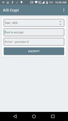 Emulate Android APK AIS Crypt