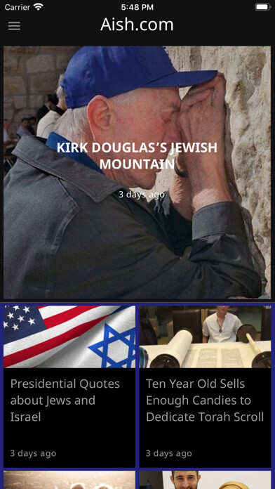 Emulate iPhone app Aish.com: The Judaism App using MyAndroid Emulate iPhone app Aish.com: The Judaism App using MyAndroid