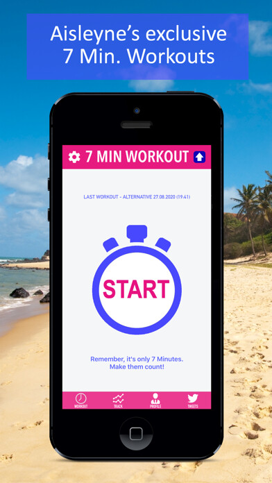 Emulate iPhone app Aisleyne 7 Min. Workouts using MyAndroid Emulate iPhone app Aisleyne 7 Min. Workouts using MyAndroid
