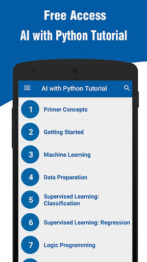 Run android online APK AI with Python Tutorial from MyAndroid or emulate AI with Python Tutorial using MyAndroid