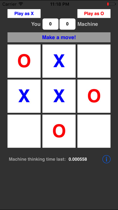 Emulate iPhone app AI x0 (Tic-tac-toe) UNBEATABLE using MyAndroid Emulate iPhone app AI x0 (Tic-tac-toe) UNBEATABLE using MyAndroid