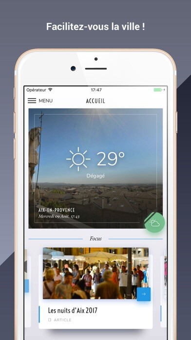 Emulate iPhone app Aix ma ville using MyAndroid Emulate iPhone app Aix ma ville using MyAndroid
