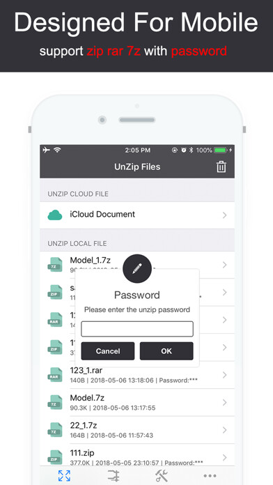 Emulate iPhone app AiZip - Zip Rar 7z Tool using MyAndroid Emulate iPhone app AiZip - Zip Rar 7z Tool using MyAndroid