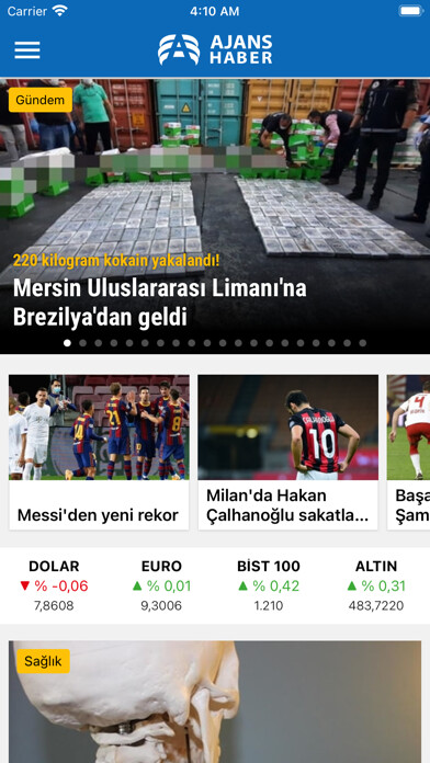 Emulate iPhone app Ajans Haber Mobil using MyAndroid Emulate iPhone app Ajans Haber Mobil using MyAndroid