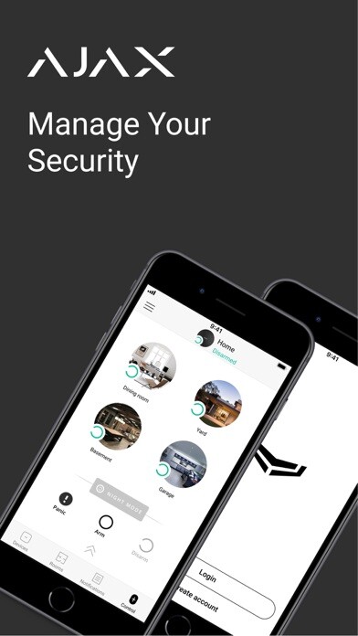 Emulate iPhone app Ajax Security System using MyAndroid