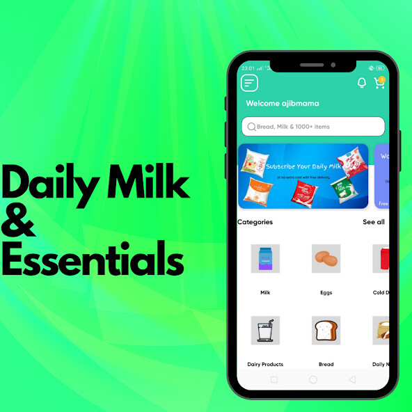 Run android online APK Ajibmama Mart from MyAndroid or emulate Ajibmama Mart using MyAndroid