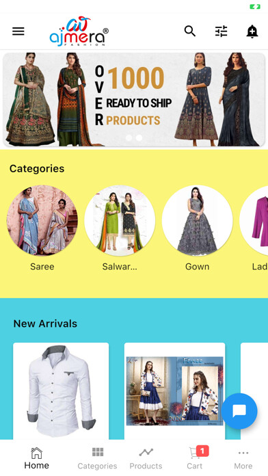 Emulate iPhone app Ajmera Fashions using MyAndroid Emulate iPhone app Ajmera Fashions using MyAndroid