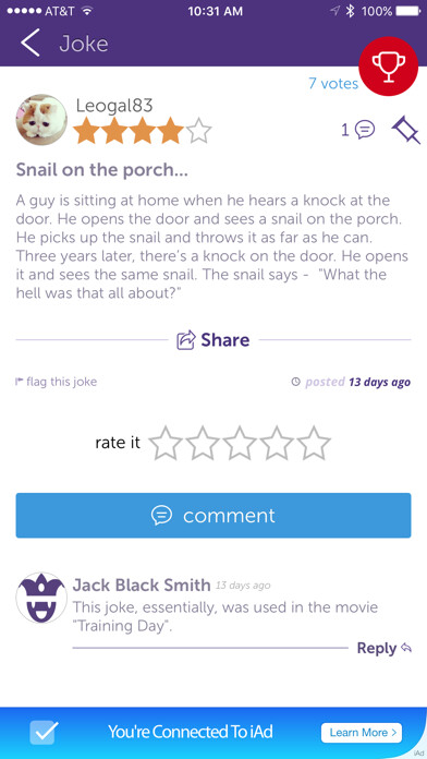 Emulate iPhone app AJokeADay: Win CA$H For Jokes using MyAndroid Emulate iPhone app AJokeADay: Win CA$H For Jokes using MyAndroid