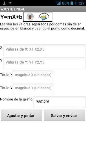 Run android online APK Ajuste Lineal from MyAndroid or emulate Ajuste Lineal using MyAndroid