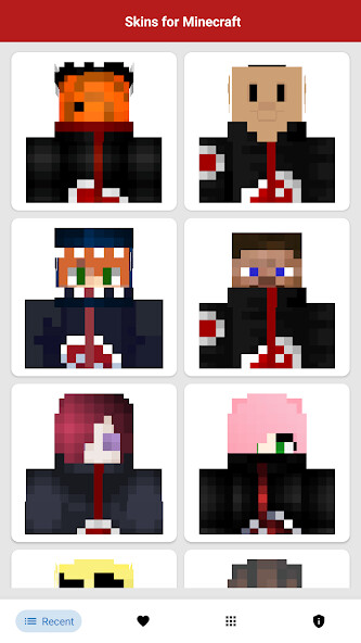 Run android online APK Akatsuki Skins for Minecraft from MyAndroid or emulate Akatsuki Skins for Minecraft using MyAndroid