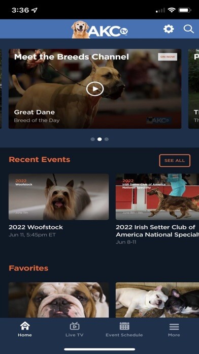 Emulate iPhone app AKC.TV using MyAndroid Emulate iPhone app AKC.TV using MyAndroid