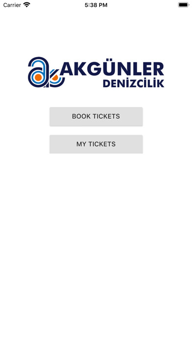 Emulate iPhone app Akgunler Denizcilik using MyAndroid
