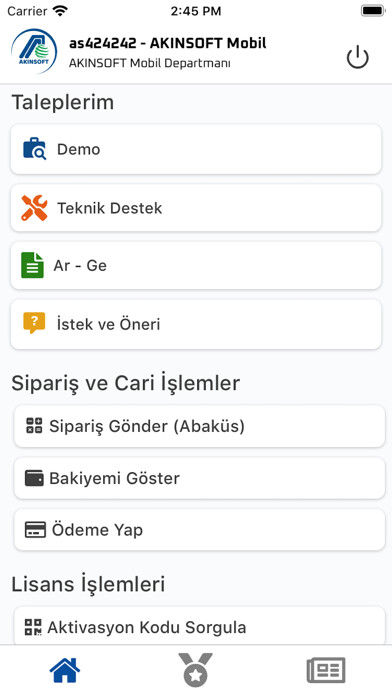 Emulate iPhone app AKINSOFT Eliza Mobil using MyAndroid