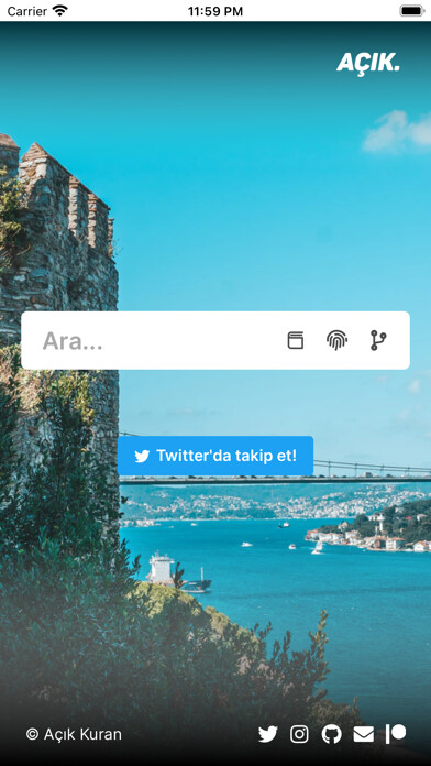 Emulate iPhone app Açık Kuran using MyAndroid
