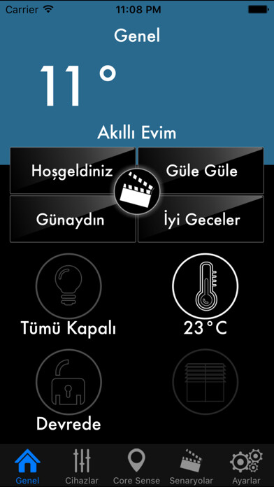 Emulate iPhone app Akıllı Evim 2 using MyAndroid Emulate iPhone app Akıllı Evim 2 using MyAndroid